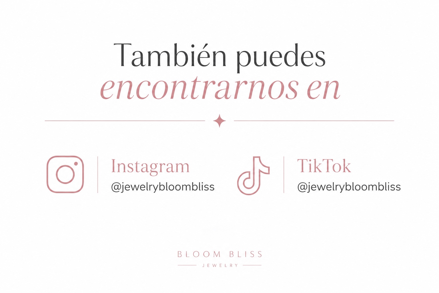 Bloom Bliss Jewelry - Instagram y TikTok @jewelrybloombliss